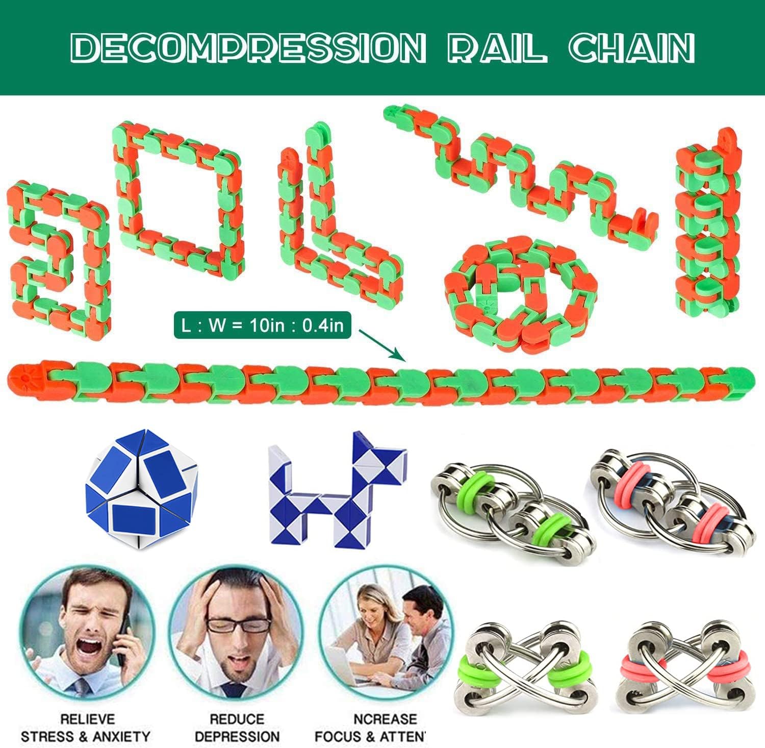 Detalle de SINZUX 22 pc fidget toys pack