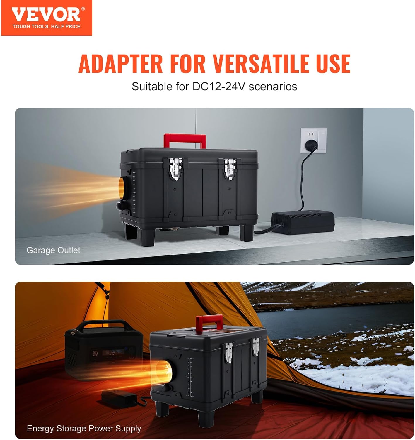 Detalle 2 de VEVOR XMZ-TB20 8KW Diesel Air Heater with App, Remote and CO Alarm