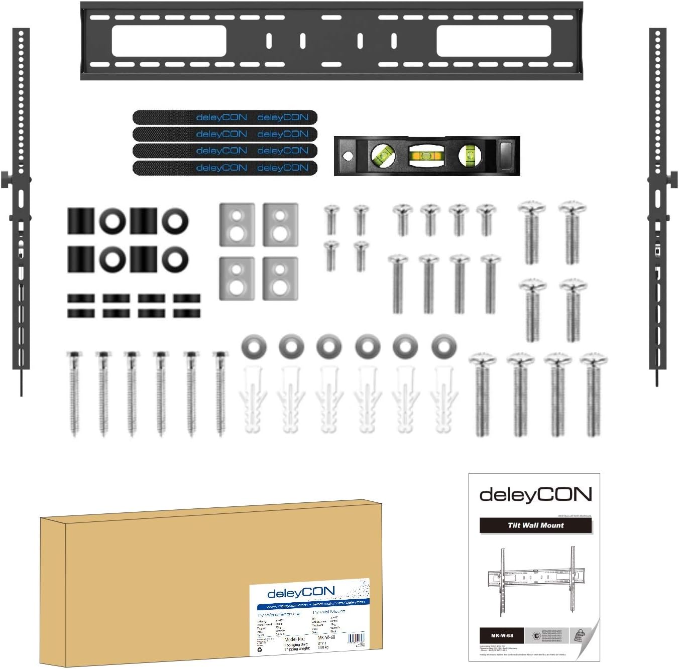 Thumbnail 6 de deleyCON Universal TV Wandhalterung 60"–100" Neigbar | VESA 900x600 | bis 75 kg