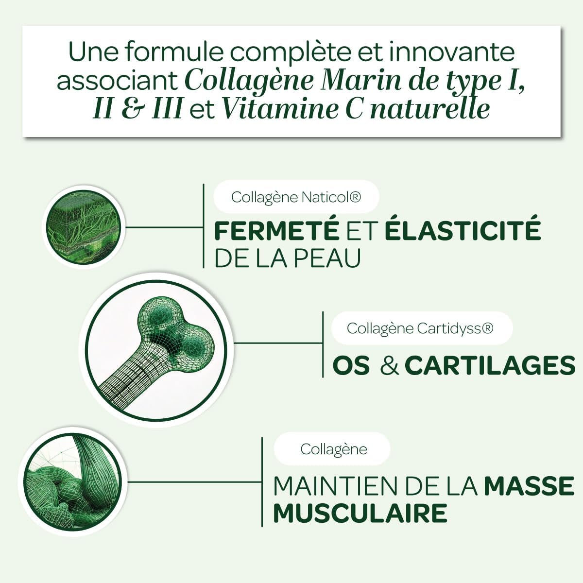 Detalle 2 de SUPERDIET Collagène Marin + Vitamine C Naturelle – Poudre 210 g