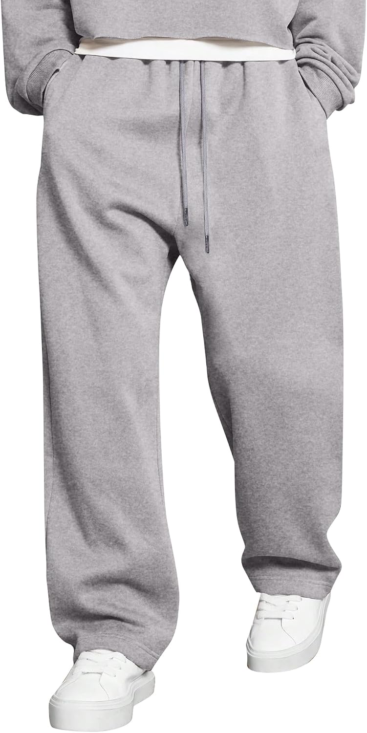 Detalle de JMIERR Men's Wide Leg Lounge Pants