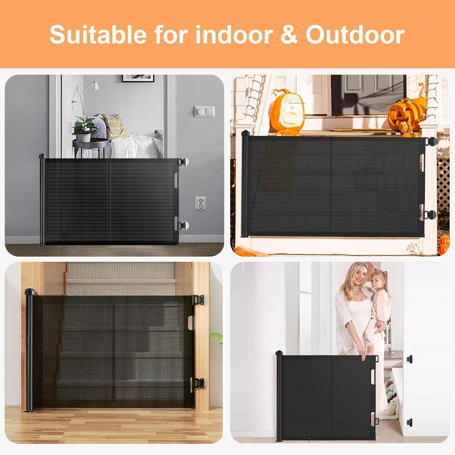 Thumbnail 6 de Einziehbares Hundegitter ausziehbar 150 cm