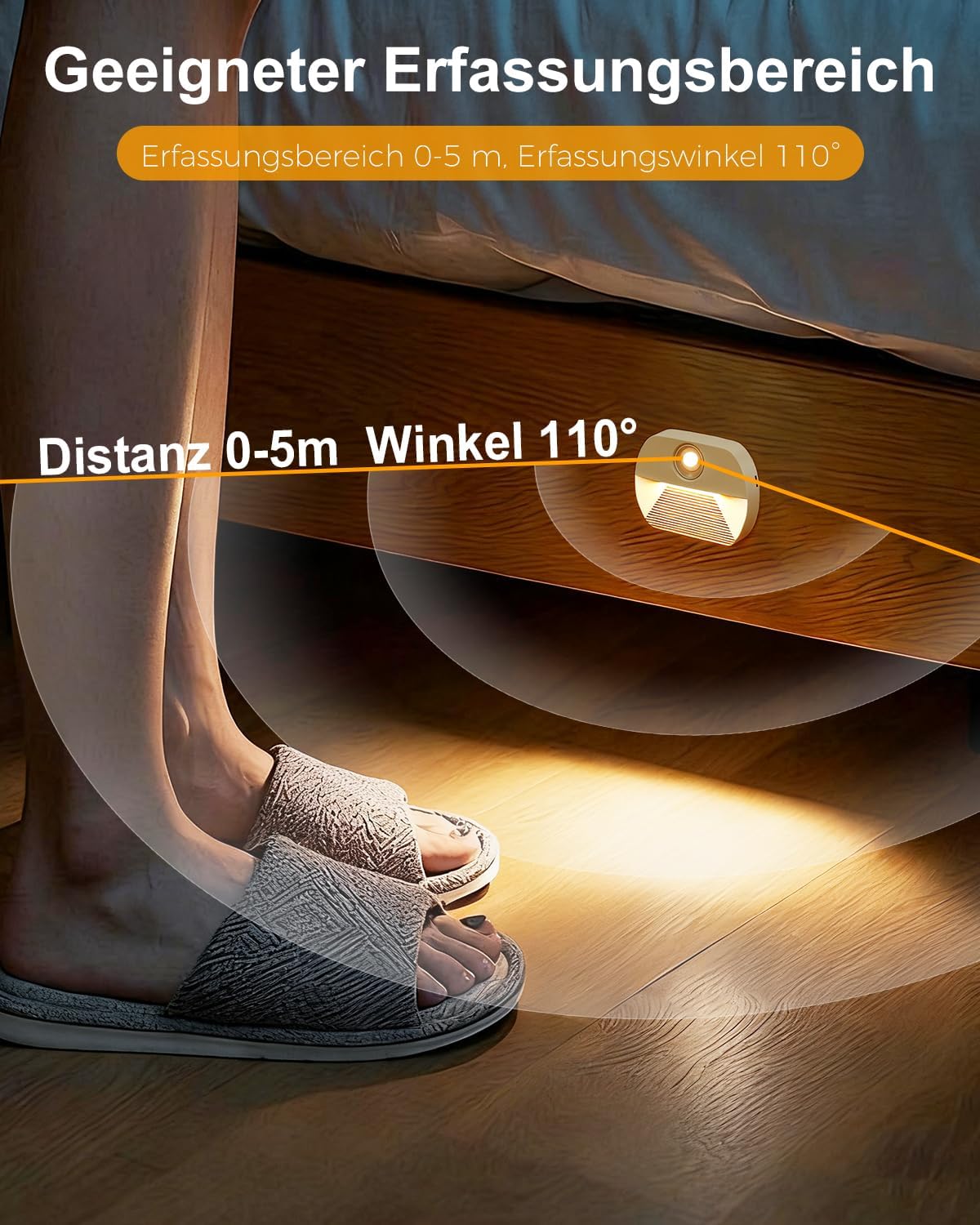 Detalle 2 de AdalyRoma Nachtlicht 4er Pack 6,6x5x1,55 cm