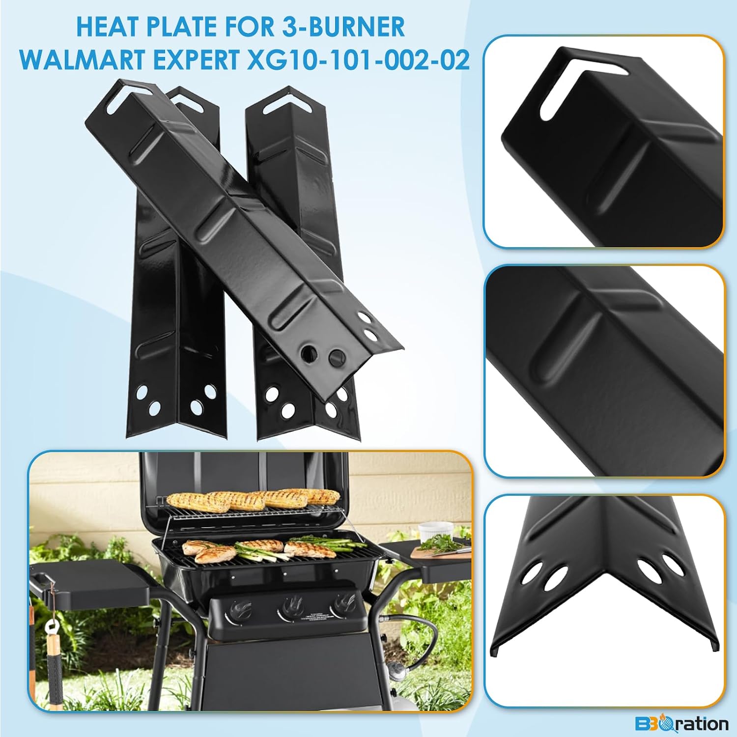 Thumbnail 4 de BBQration Grill Replacement Parts, XG10-101-002-02