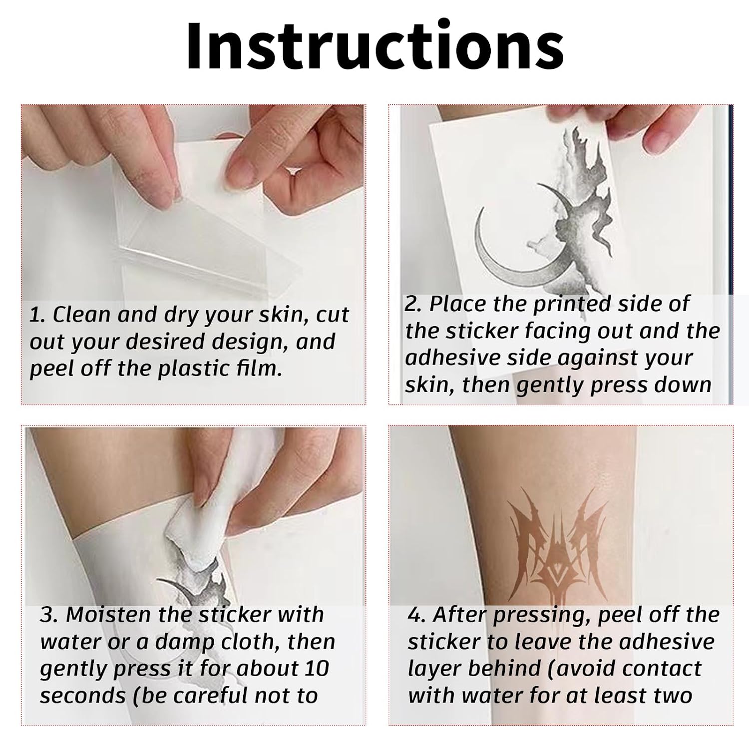 Detalle 1 de Temporary Zodiac Tattoos, 12 Signs