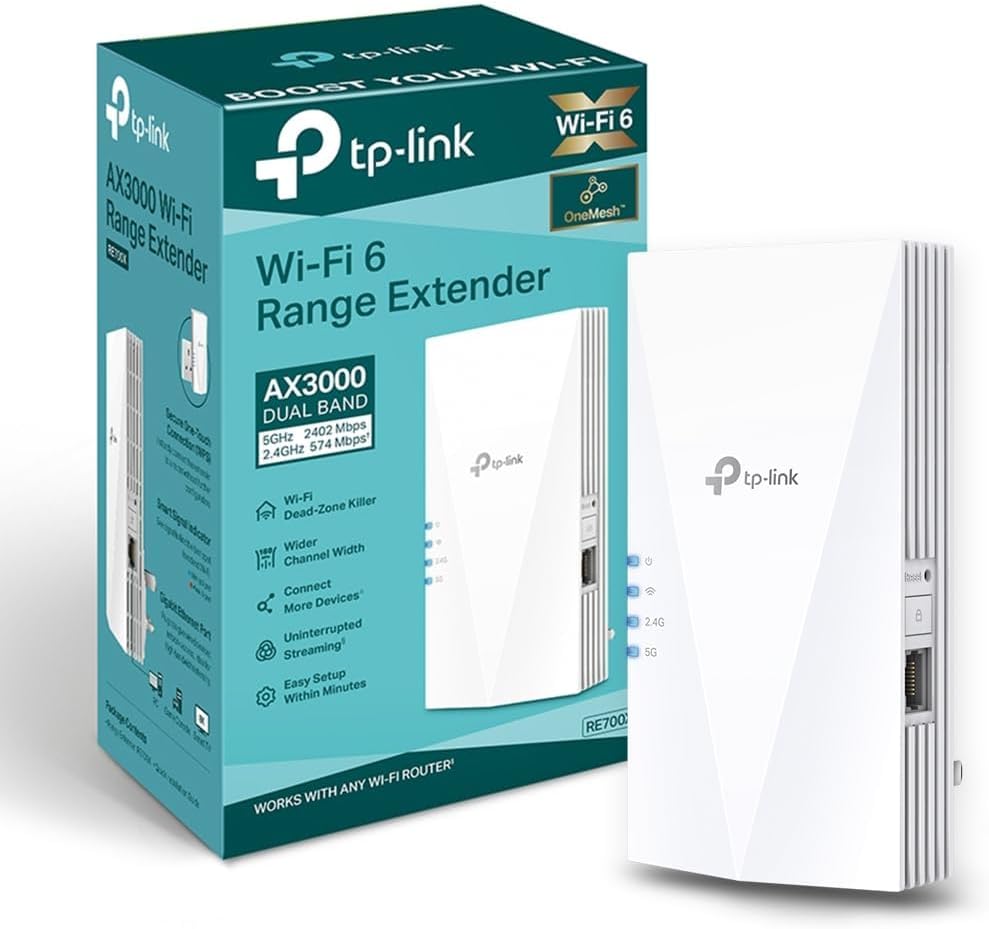 Detalle de TP-Link RE700X WiFi 6 extender, AX3000