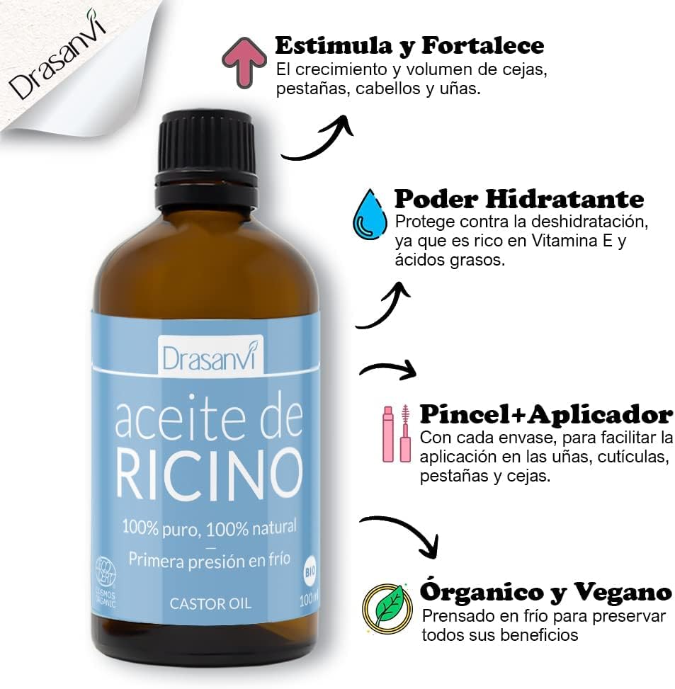 Thumbnail 5 de Drasanvi Aceite de Ricino Bio 100 ml puro
