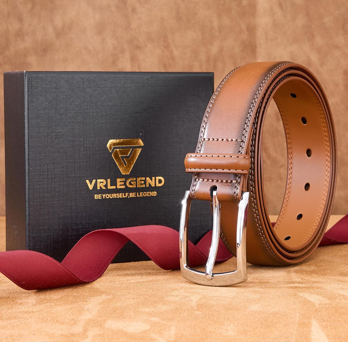 Thumbnail 5 de VRLEGEND ceinture en cuir 3,5 cm