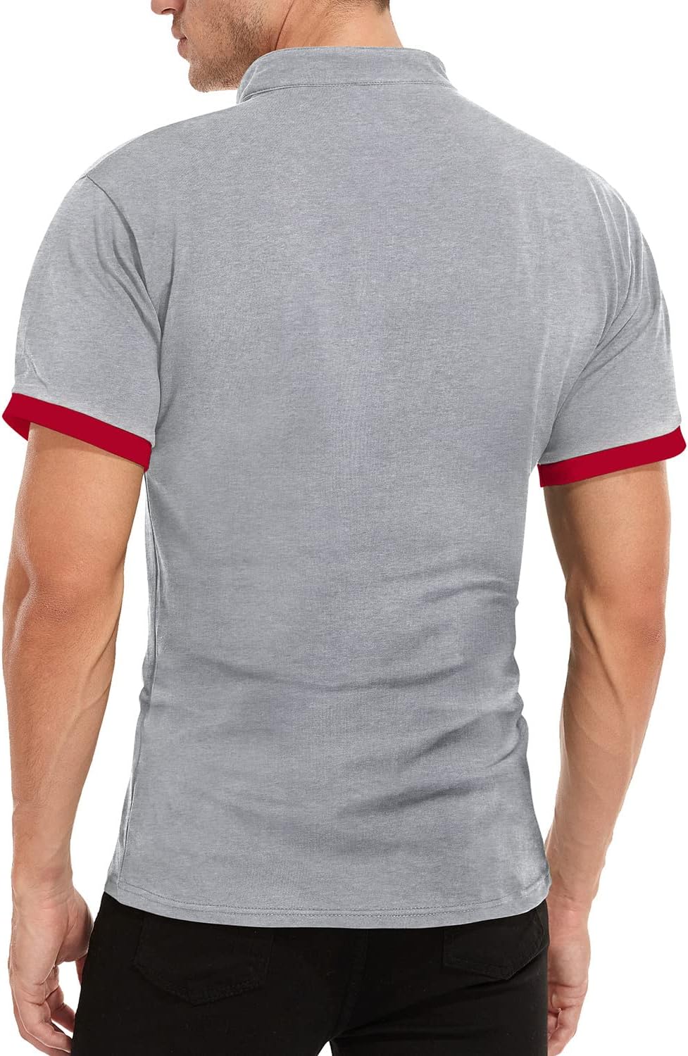 Thumbnail 4 de KUYIGO Poloshirt Slim Fit mit Stehkragen