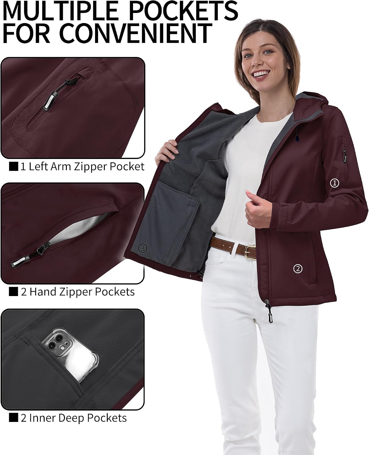 Thumbnail 4 de Outdoor Ventures Jacke Damen Softshelljacke