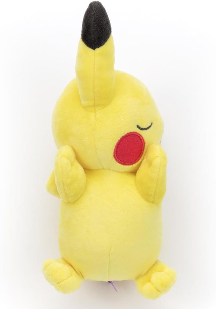 Detalle 1 de タカラトミーアーツ すやすやフレンド ピカチュウ ぬいぐるみS 全長約23cm