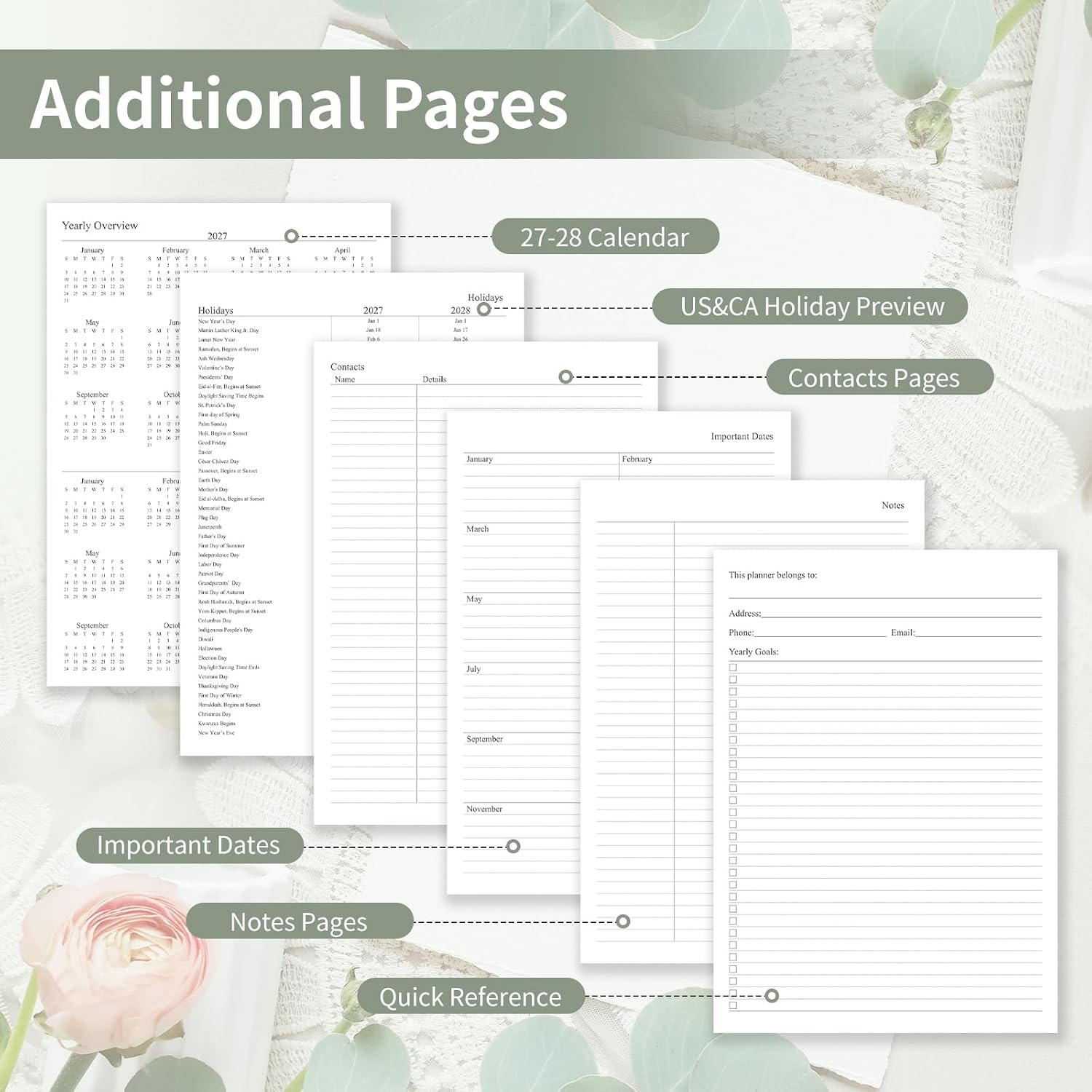 Detalle de 2027 Planner, A5