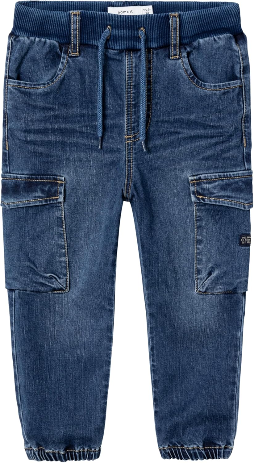 Detalle de NAME IT Nmmben Baggy R Cargo Jeans 9770-yt Noos – Pantalon cargo décontracté pour garçon