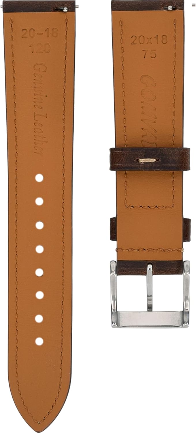Thumbnail 3 de Gomvadr Quick Release Lederarmband – Vintage Öl gegerbt, 16–24 mm, für Herren & Damen