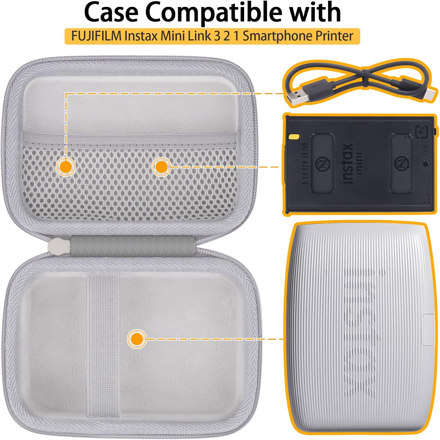 Detalle 2 de co2CREA Case for Instax Mini Link 3