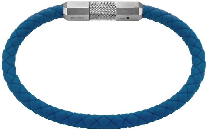 Thumbnail 6 de Fossil Herren Leder- oder Edelstahlarmband mit verstellbarem Verschluss (magnetisch, 20 cm)