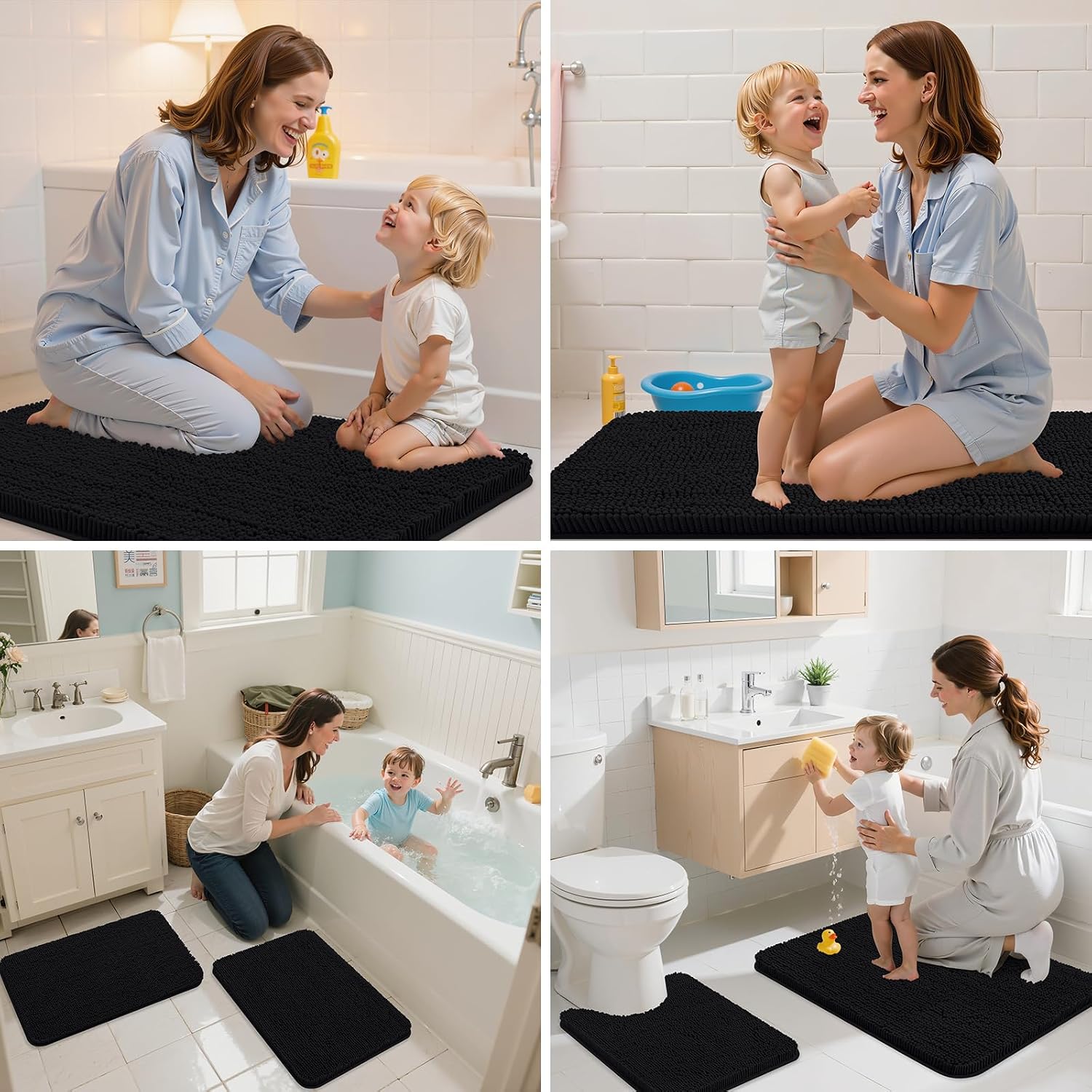 Thumbnail 6 de Arotive Bathroom Rugs 40x32 shaggy bath rug