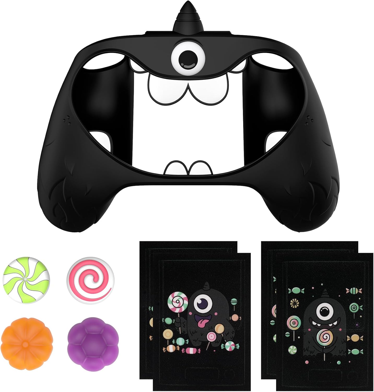 Thumbnail 1 de playvital MonoEye Monster Silicone Cover for Xbox Series X|S Controller – Black