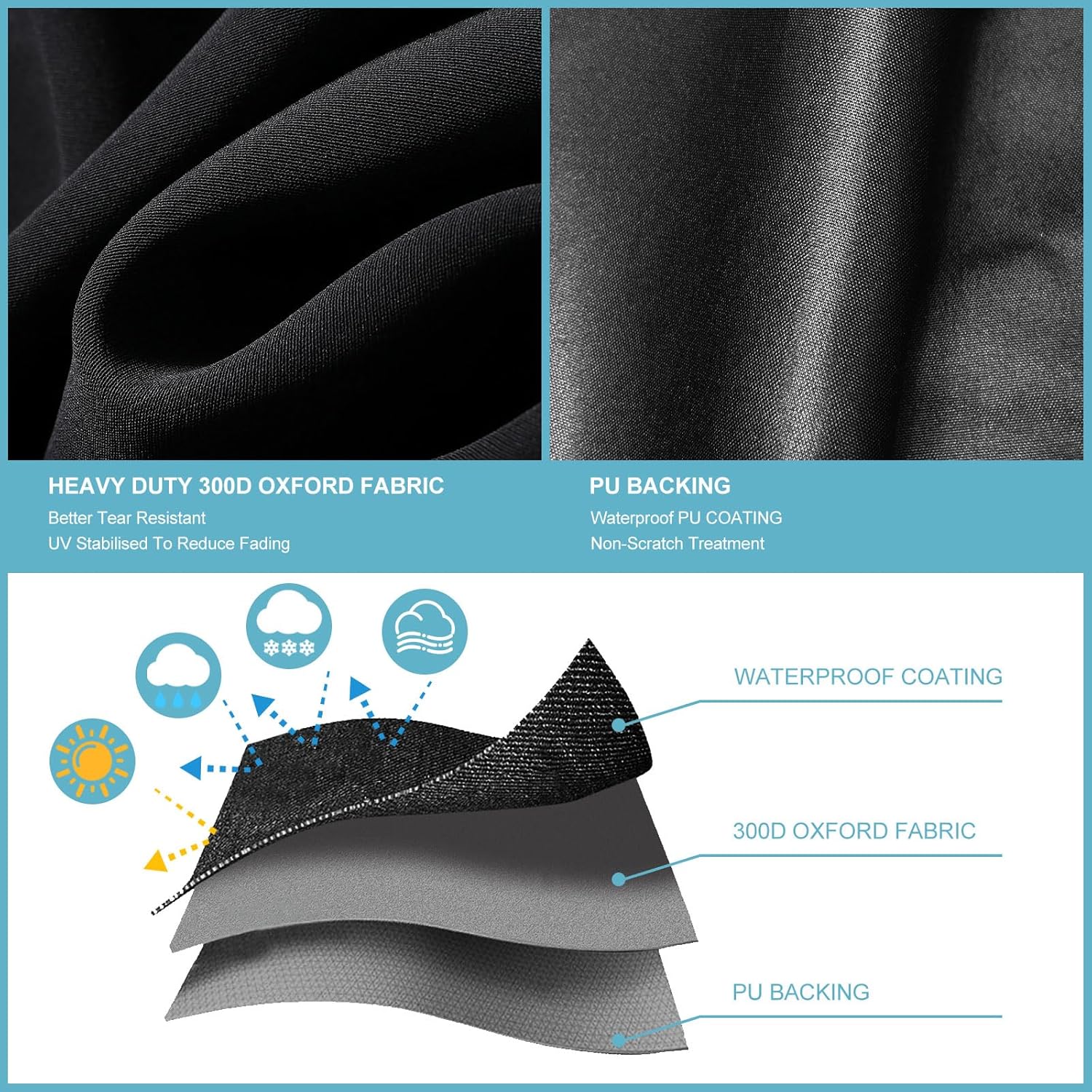 Thumbnail 2 de Parasol cover 300D Oxford 195cm