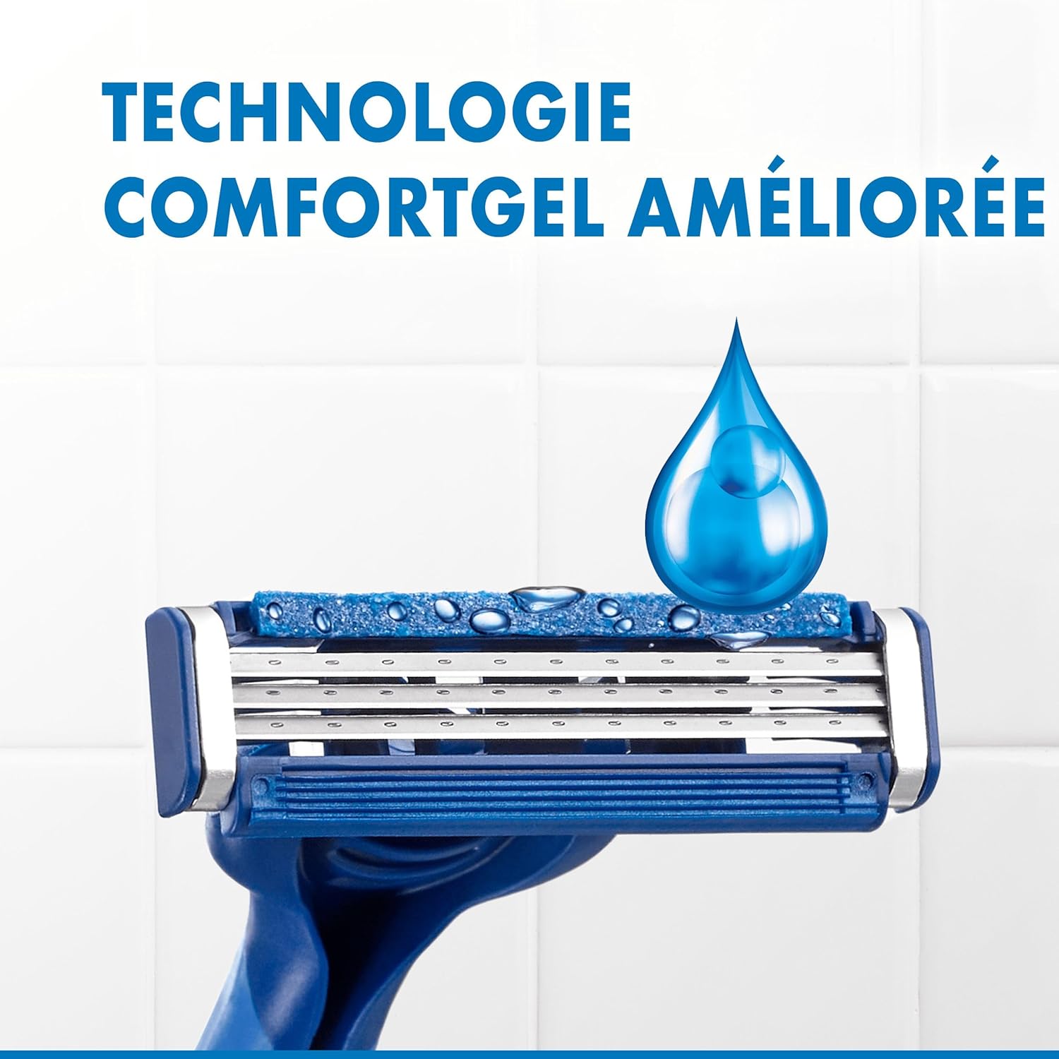 Thumbnail 3 de Gillette Sensor3 Comfort – Rasoirs jetables pour homme (lot de 8+4)