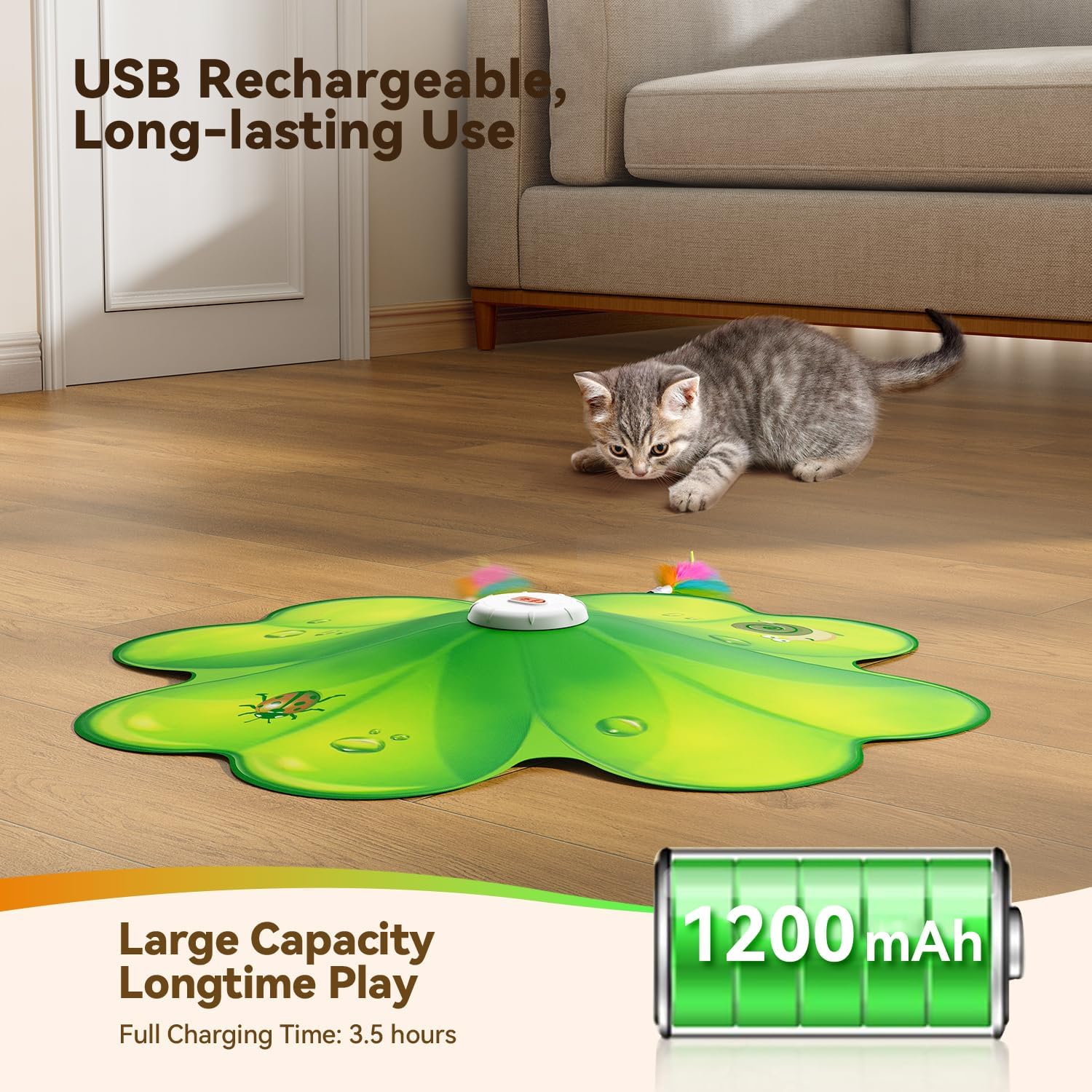 Detalle de FEELNEEDY interactive cat toy LED red dot