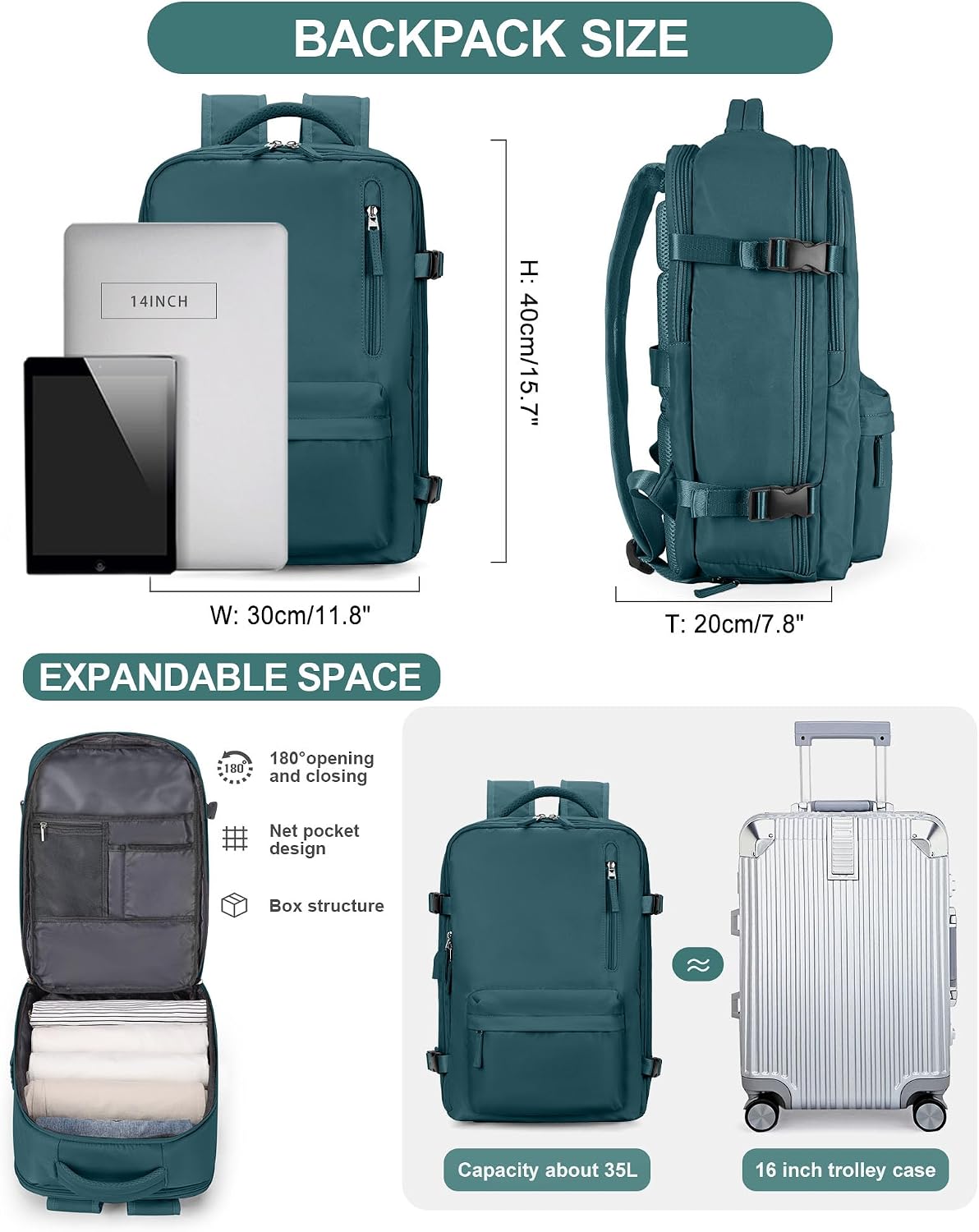 Thumbnail 2 de Mochila Cabina Ryanair 40x30x20