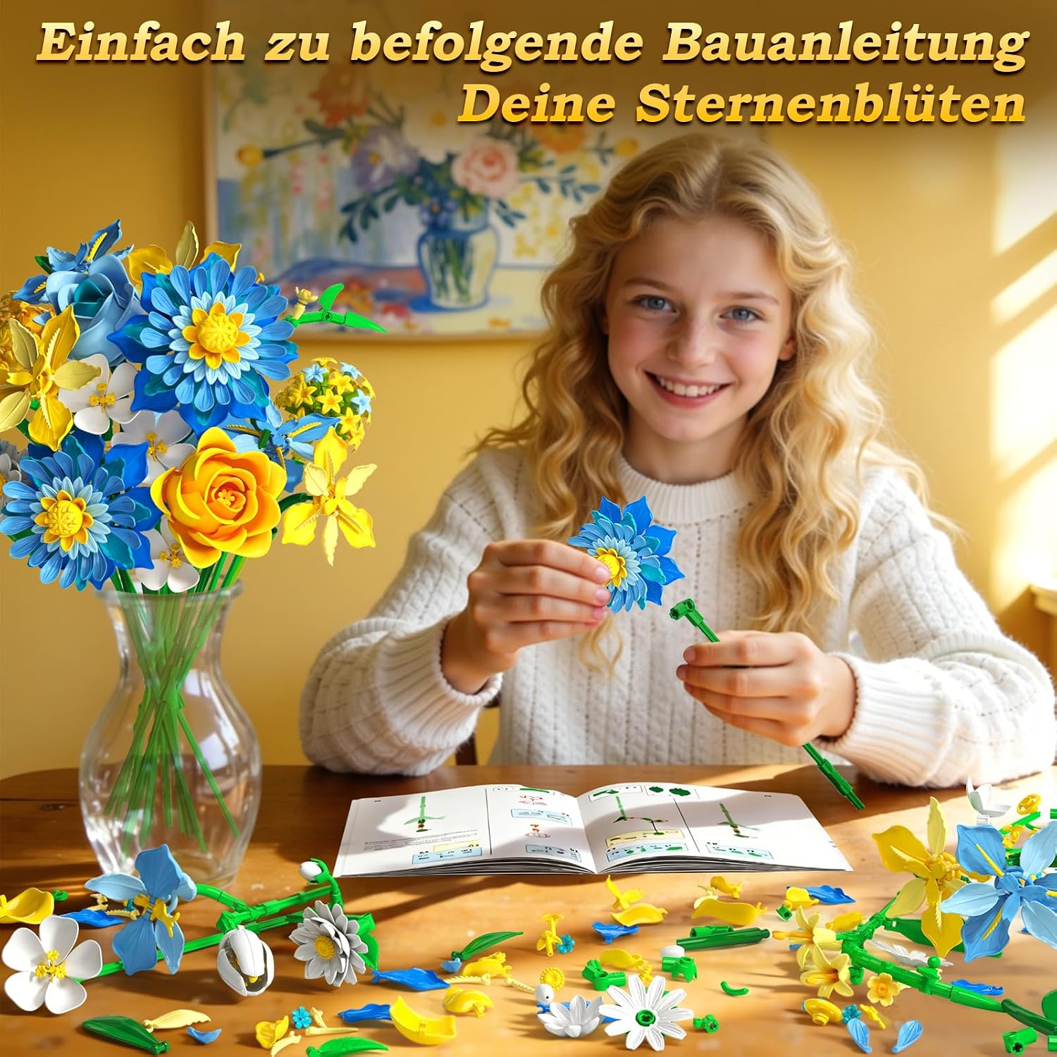 Thumbnail 5 de Flowers Building Sternenblüten Bauset 549 Teile
