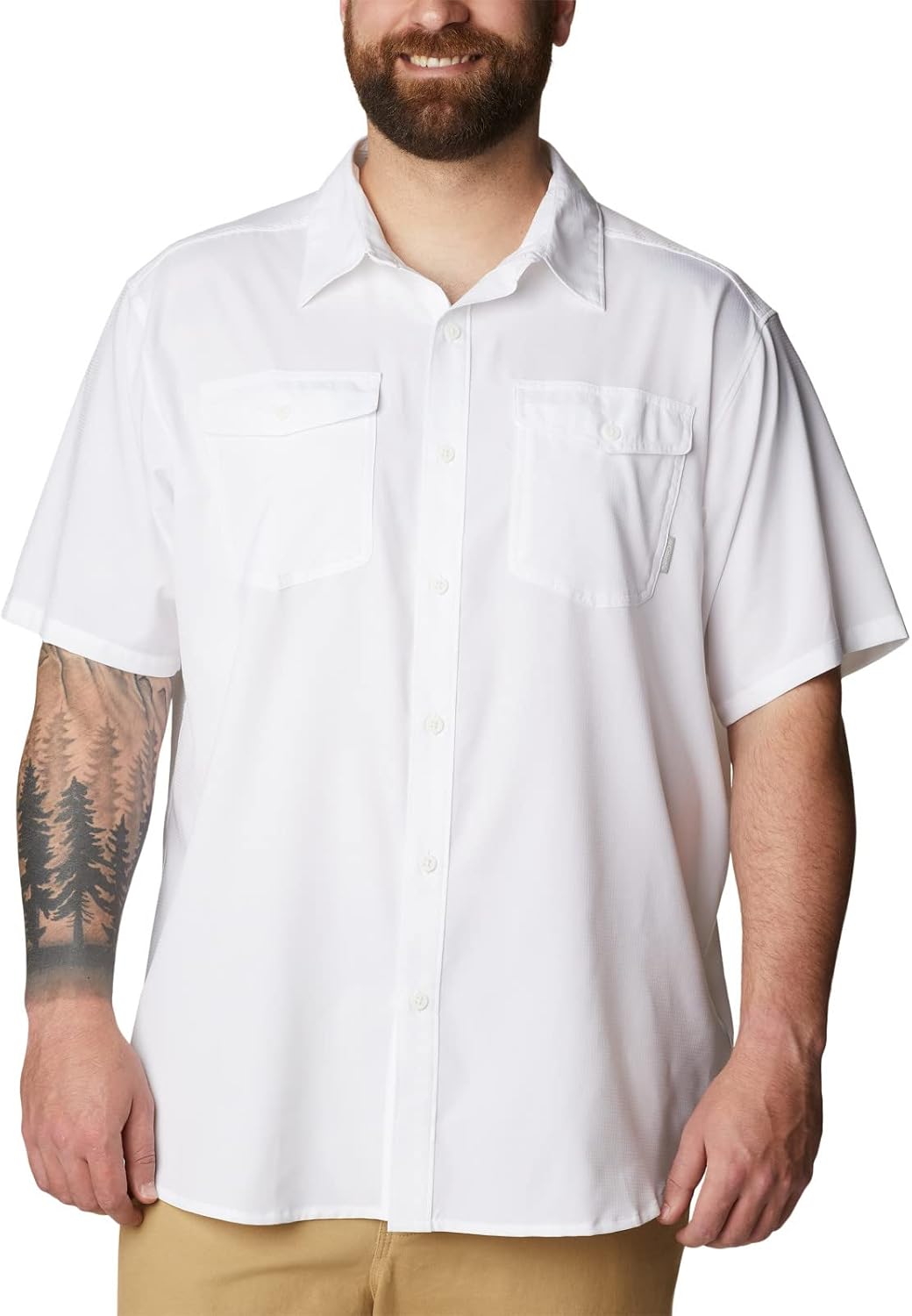 Detalle 2 de Columbia Utilizer II Solid – męska koszula z krótkim rękawem i Omni-Wick