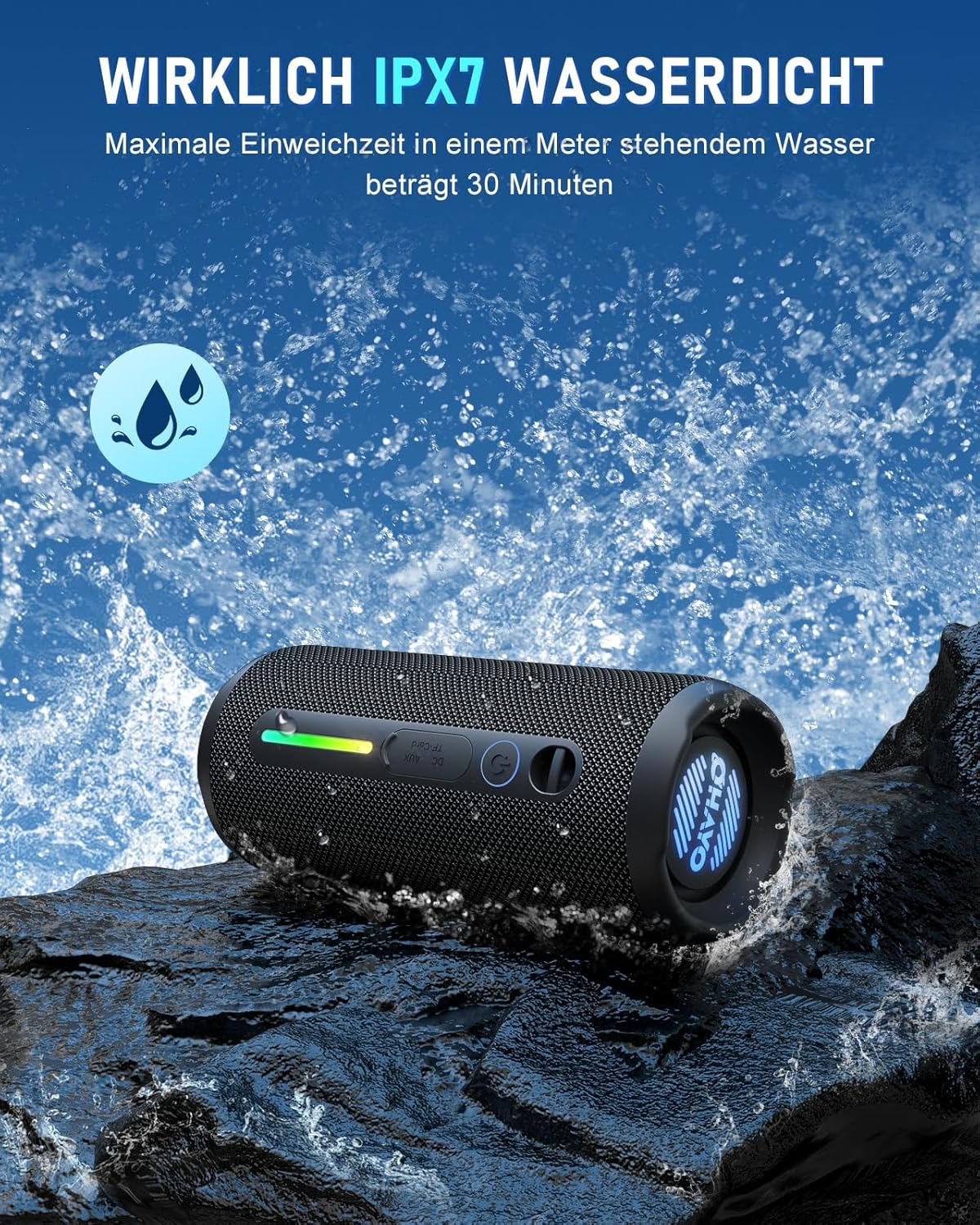Thumbnail 2 de OHAYO 24W Bluetooth Lautsprecher 30h Akku