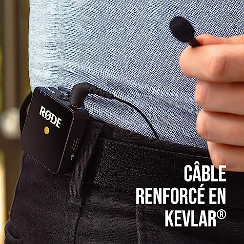 Detalle 2 de RØDE Lavalier GO Professional — Microphone cravate 3,5 mm pour broadcast, cinéma et création de contenu (noir)
