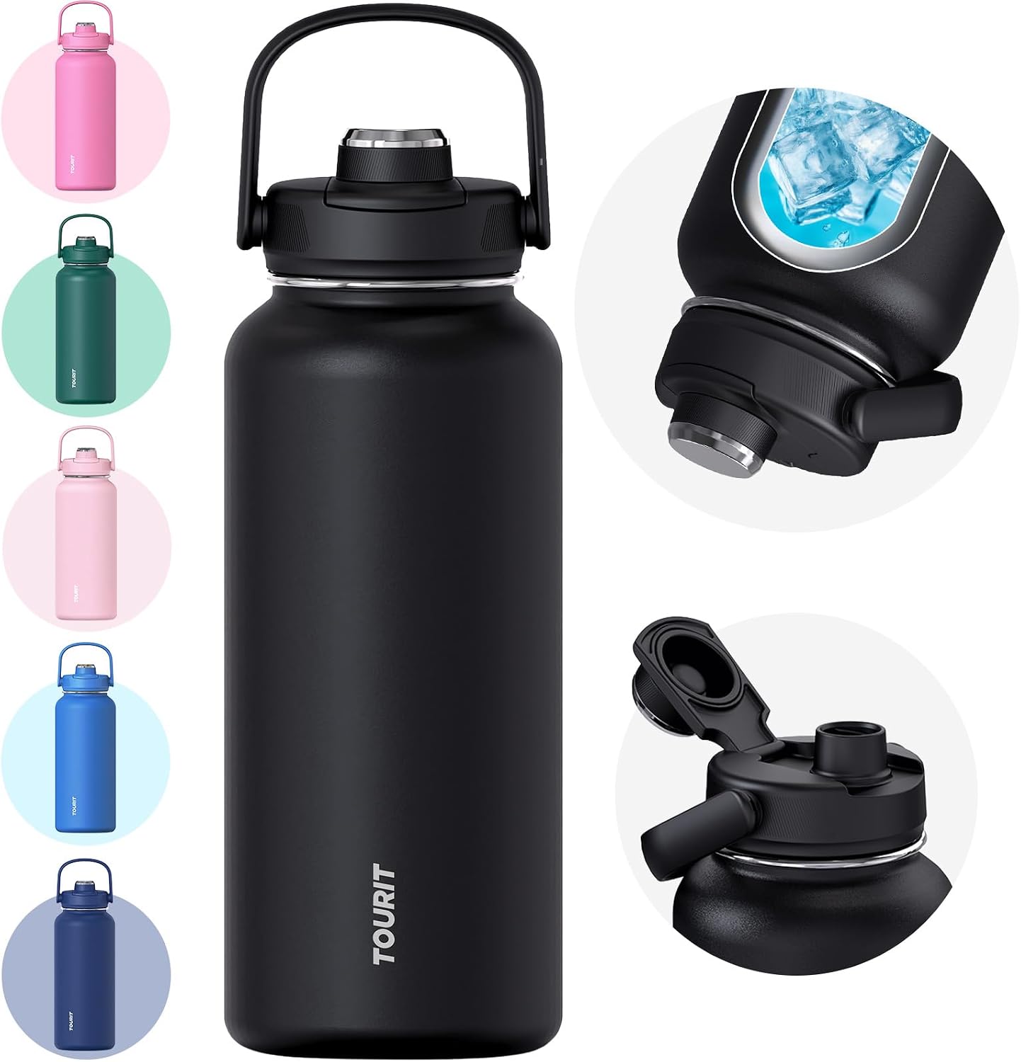 Detalle de TOURIT 32 oz Insulated Water Bottle
