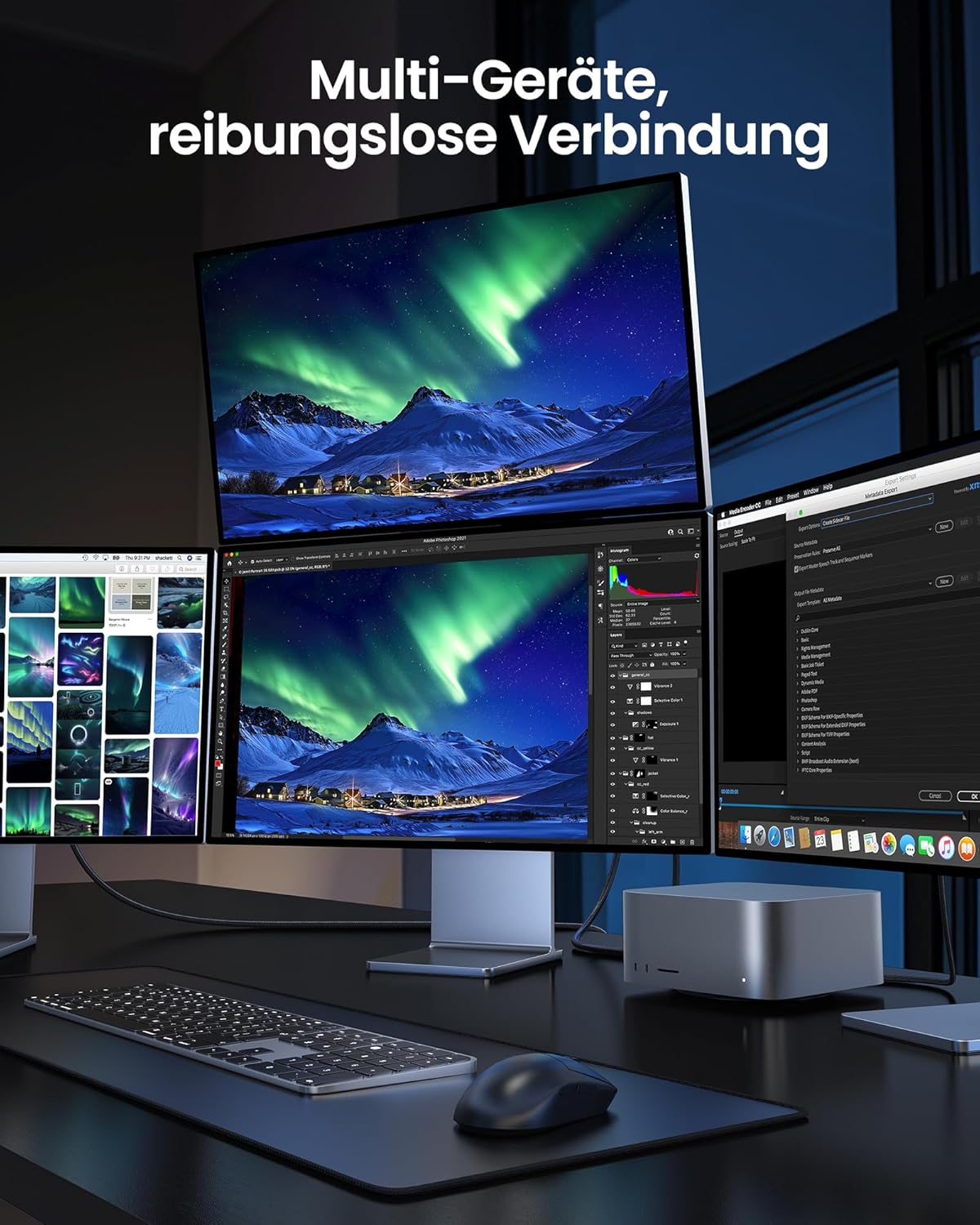 Thumbnail 6 de Silkland USB4 V2.0 für Thunderbolt 5 Kabel (3 m) – 80 Gbps, bis 120 Gbps Bandwidth Boost, PD3.1 bis 240 W