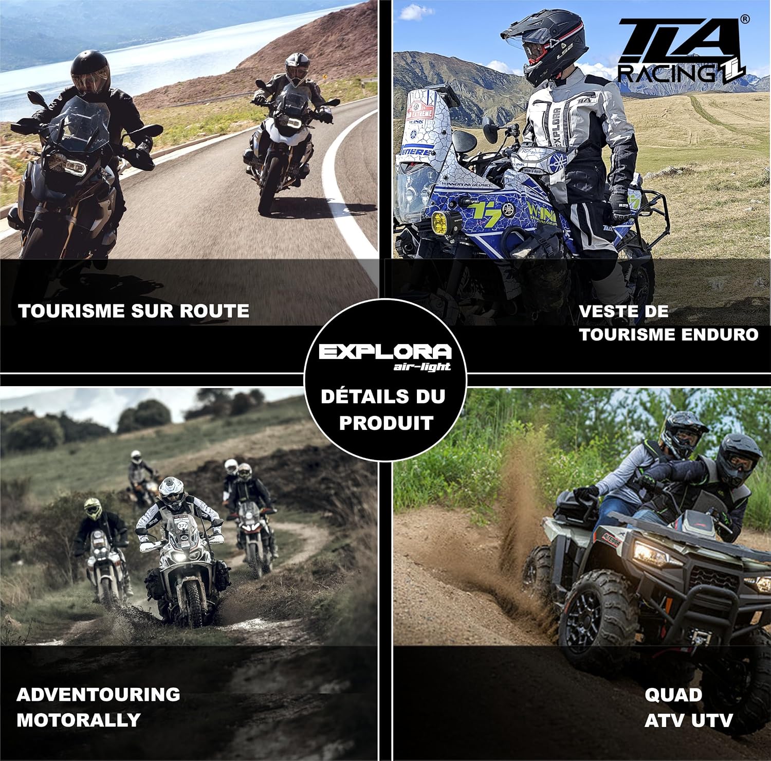Thumbnail 1 de TLA Racing EXPLORA LIGHT – kurtka motocyklowa z ochraniaczami CE klasy A