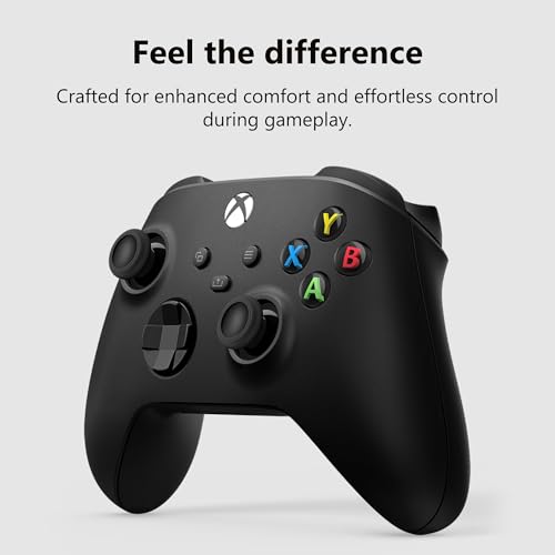 Thumbnail 1 de Xbox Wireless Controller (Carbon Black): Modernized Comfort, Versatile Connectivity, and Customization