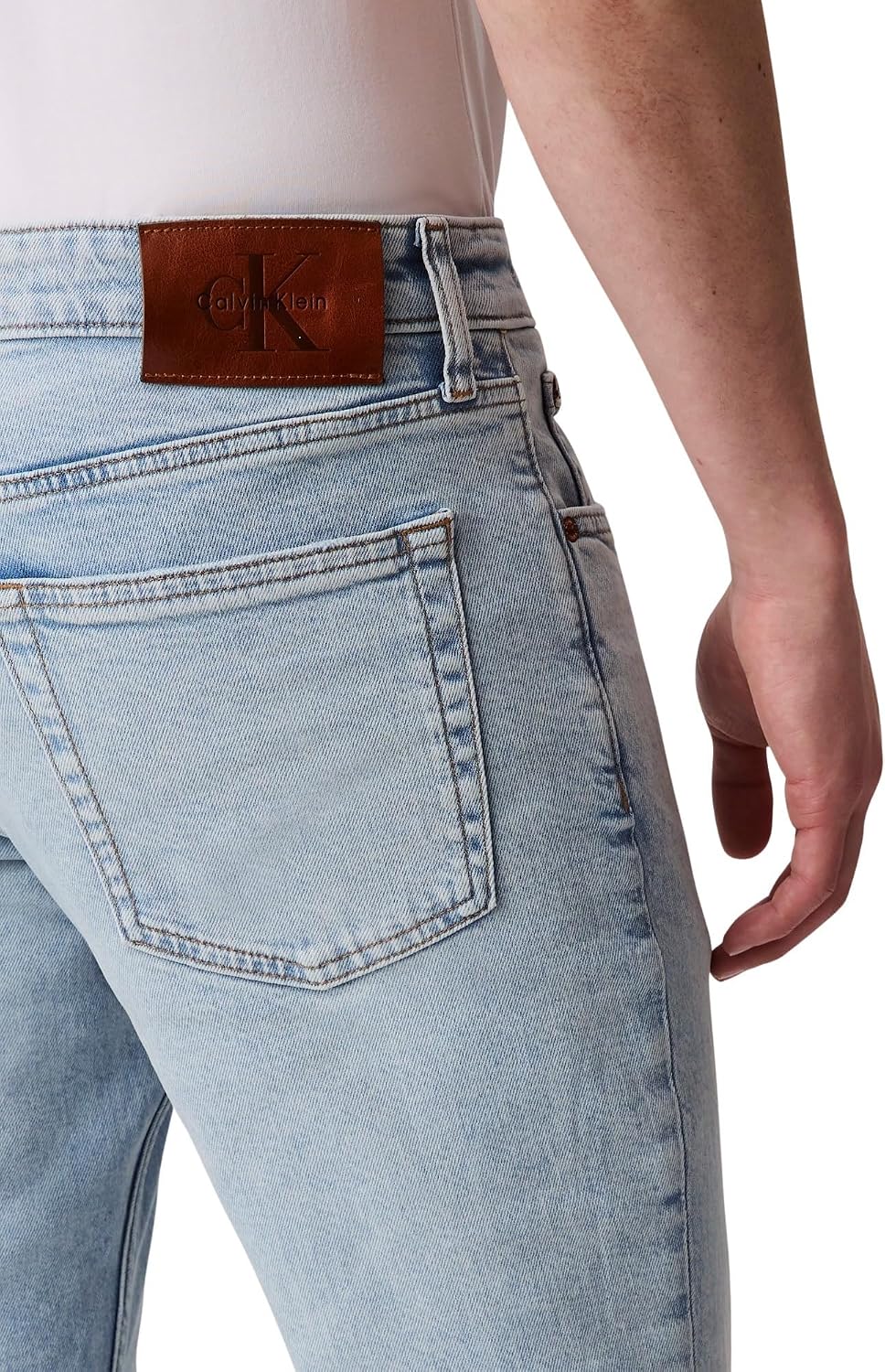 Detalle 2 de Calvin Klein Uomo Jeans Marbled Beacon Slim Fit
