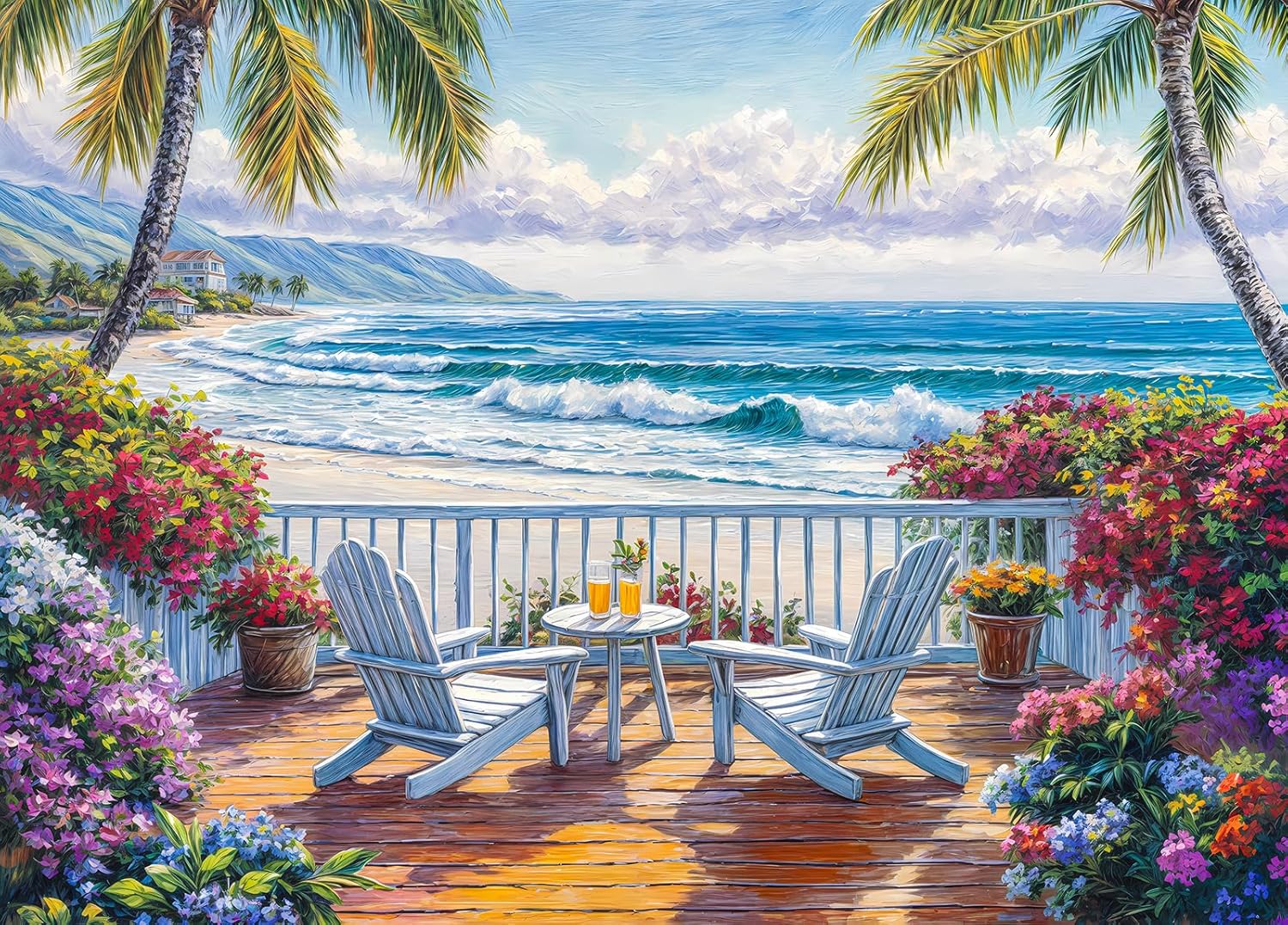 Thumbnail 6 de Beautiful Cottage Jigsaw Puzzle 1000 Pieces for Adults — Quaint Church Scene