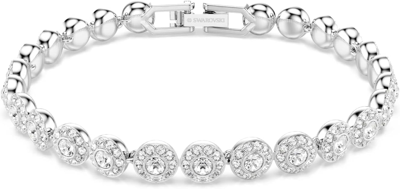 Detalle de Swarovski Una Angelic Kollektion Armband – Tennis-Armband mit transparenten Kristallen