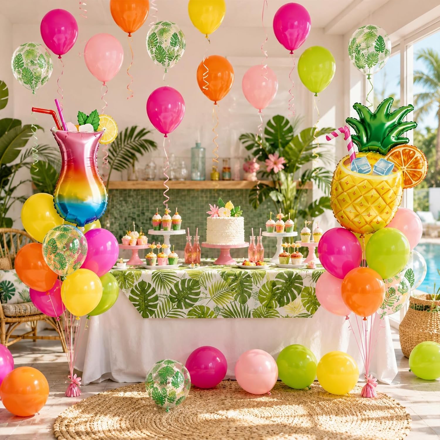 Detalle 1 de Tropical balloon kit, 12-inch