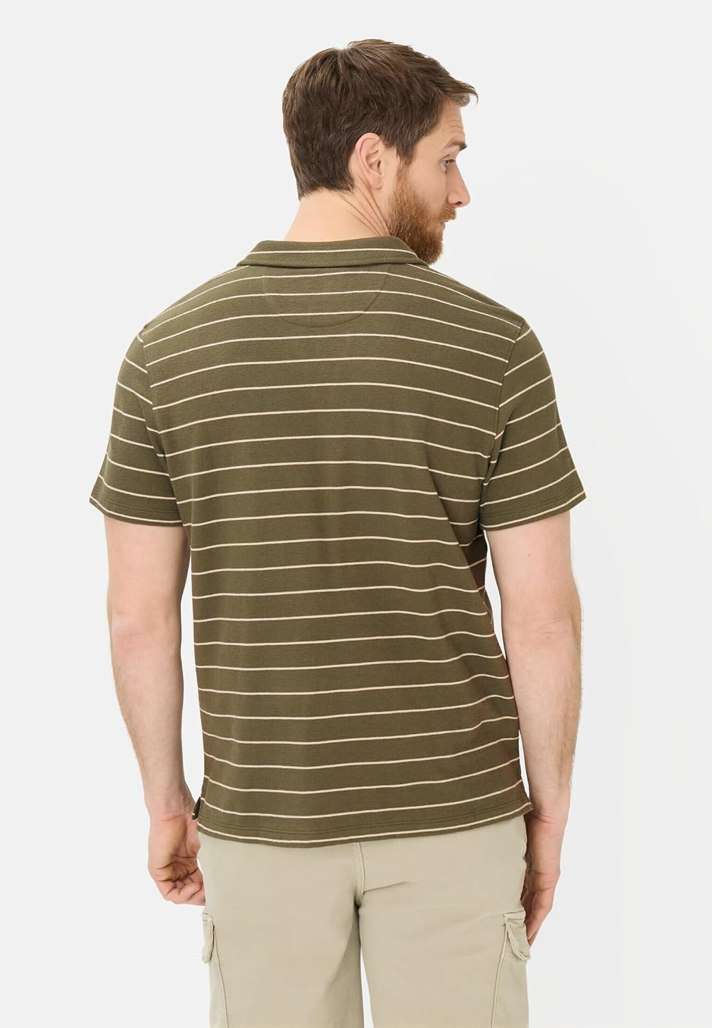 Detalle de Camel Active Polo Homme 409920-7P61 : polo homme sobre et polyvalent