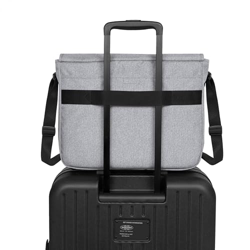 Detalle de Eastpak Delegate + Sac Bandoulière 20 L Sunday Grey (Gris) – Robustesse et polyvalence pour le quotidien
