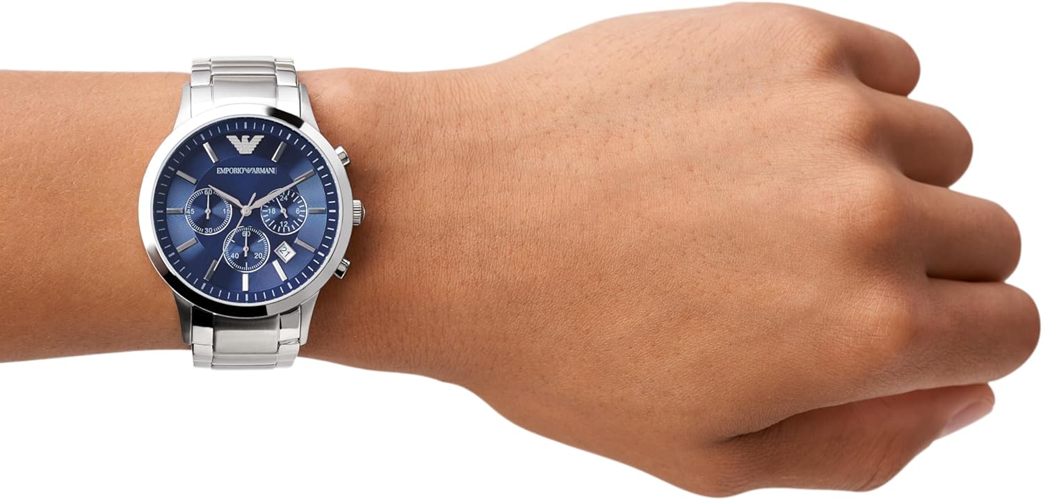 Thumbnail 5 de Emporio Armani Orologio Uomo movimento 43 mm blu