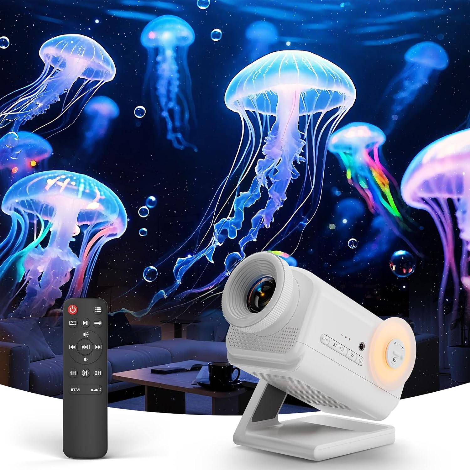 Detalle de Rossetta 3D Projector with 66 Scenes, Bluetooth Speaker, Timer & Remote