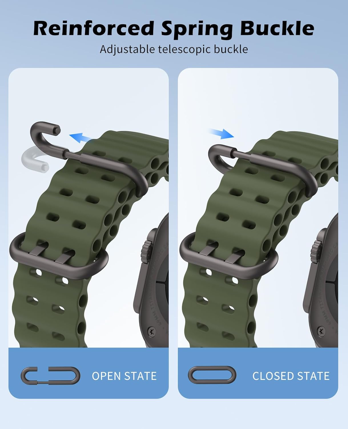 Thumbnail 3 de TiMOVO Ocean Strap for Apple Watch Ultra 49mm
