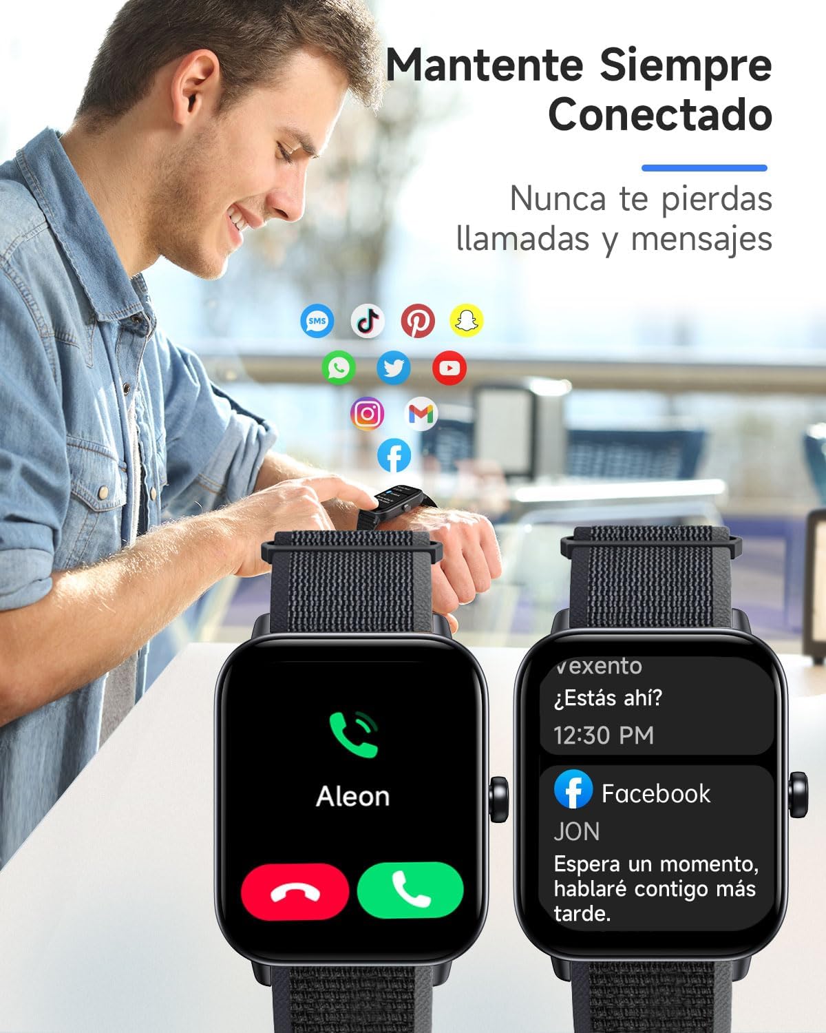 Thumbnail 4 de TOOBUR Reloj Inteligente Deportivo IP68 con Alexa 🕒
