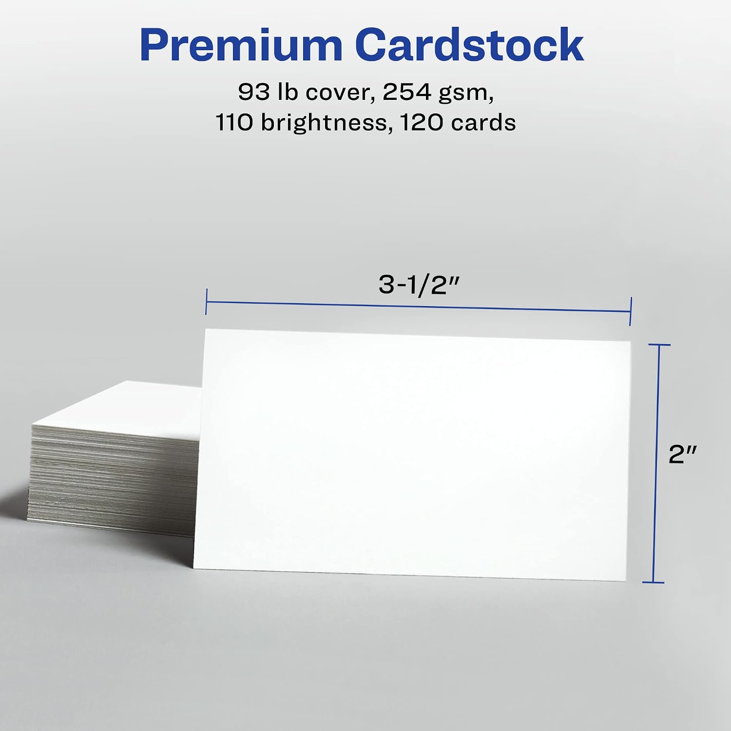 Thumbnail 6 de Avery 28878 Clean Edge Printable Business Cards, 2" x 3.5", White, 90 Count