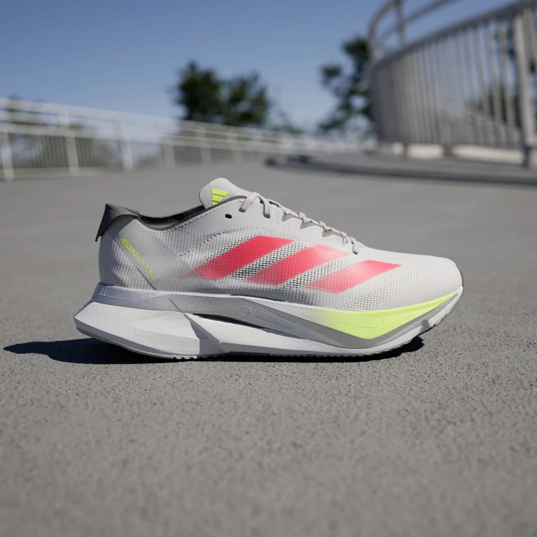 Thumbnail 1 de adidas Adizero Boston 12: zapatilla de running gris para entrenar con opciones de compra cómodas
