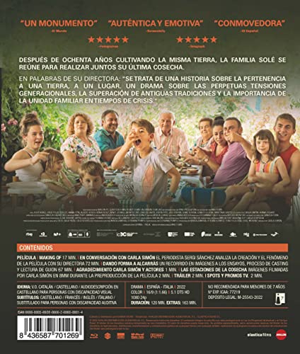 Detalle 2 de Alcarràs en Blu-ray (Karma Films) – una película premiada en formato para coleccionar