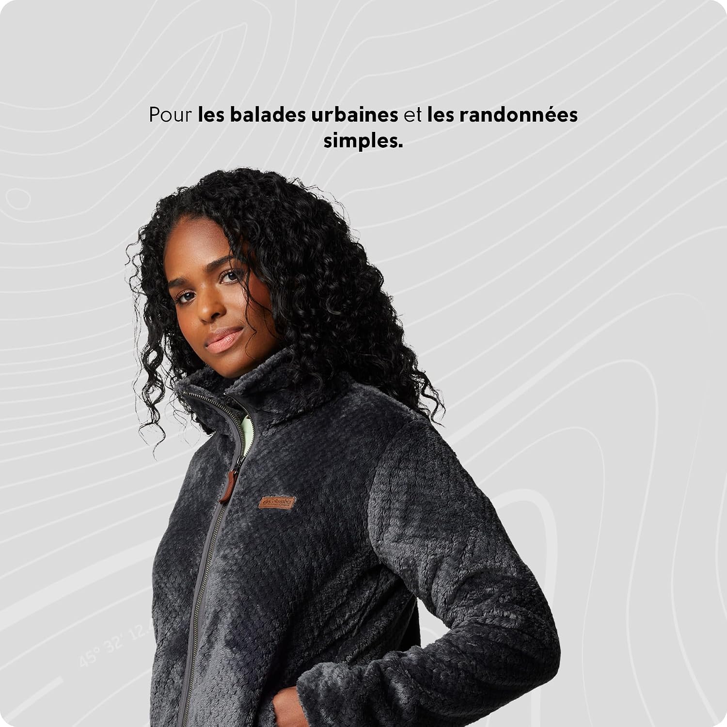 Thumbnail 5 de Veste polaire Columbia Fire Side II Sherpa femme entièrement zippée ⚙