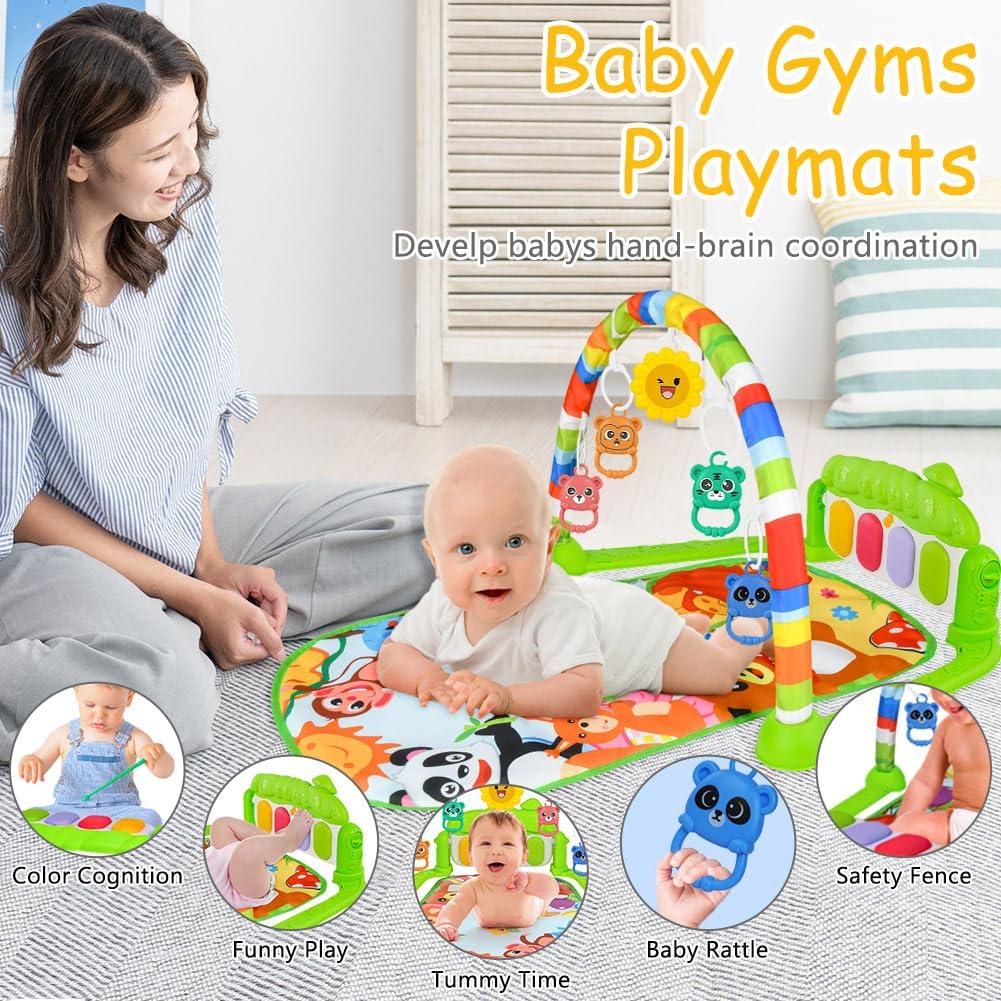 Thumbnail 2 de AOMIG Baby Play Mat with Piano 76cm