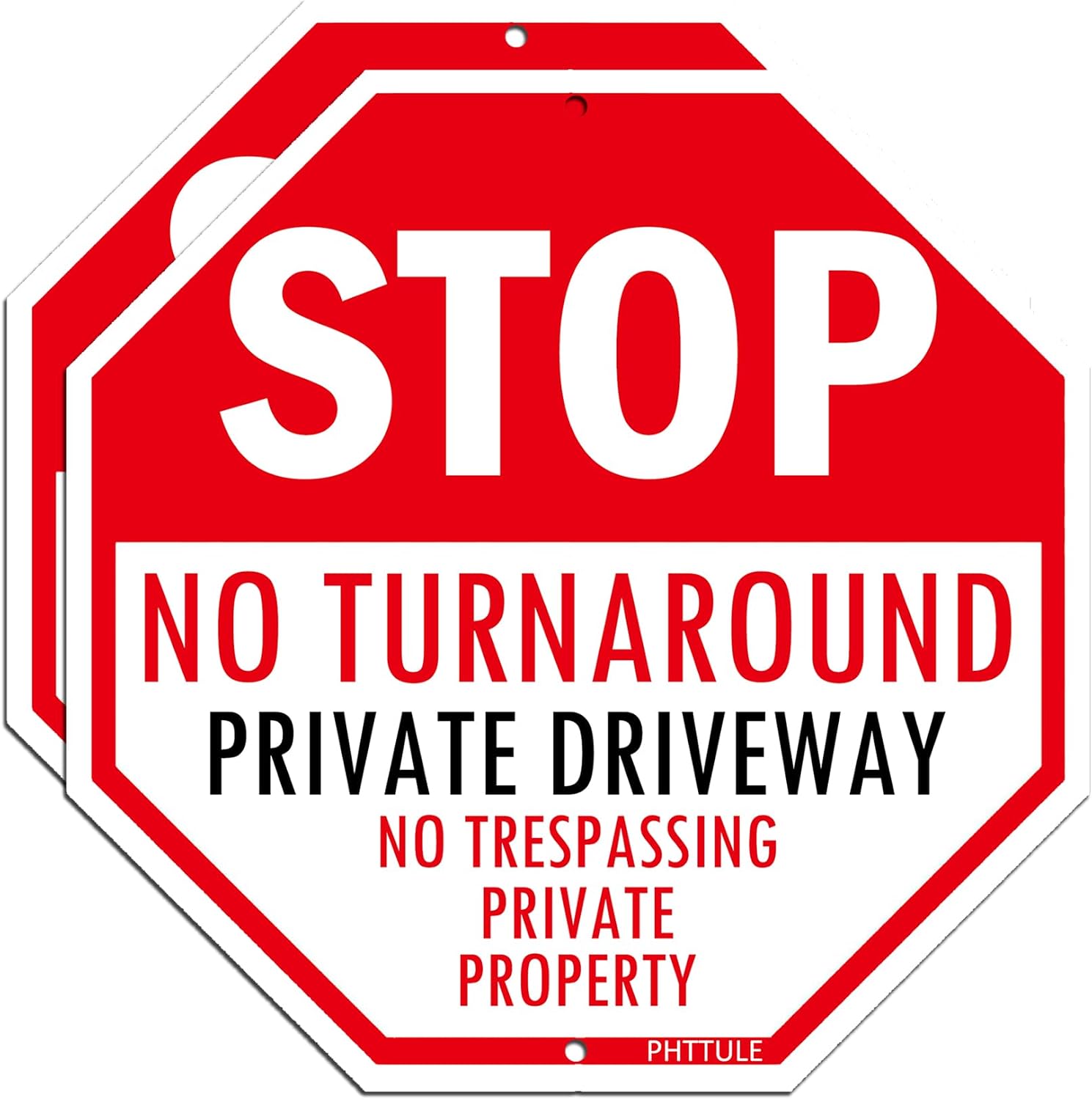 Thumbnail 6 de PHTTULE Private Drive Sign, 12 x 18 Inches
